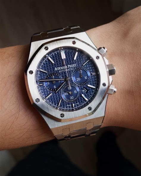 audemars piguet royal oak chrono blue|audemars piguet royal oak selfwinding.